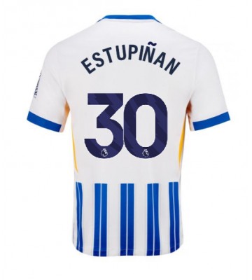 Brighton Pervis Estupinan #30 Hemmatröja 2024-25 Kortärmad